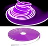 Maxlaxer Purple Neon LED Strip Lights, 16.4ft 12V Waterproof Flexible