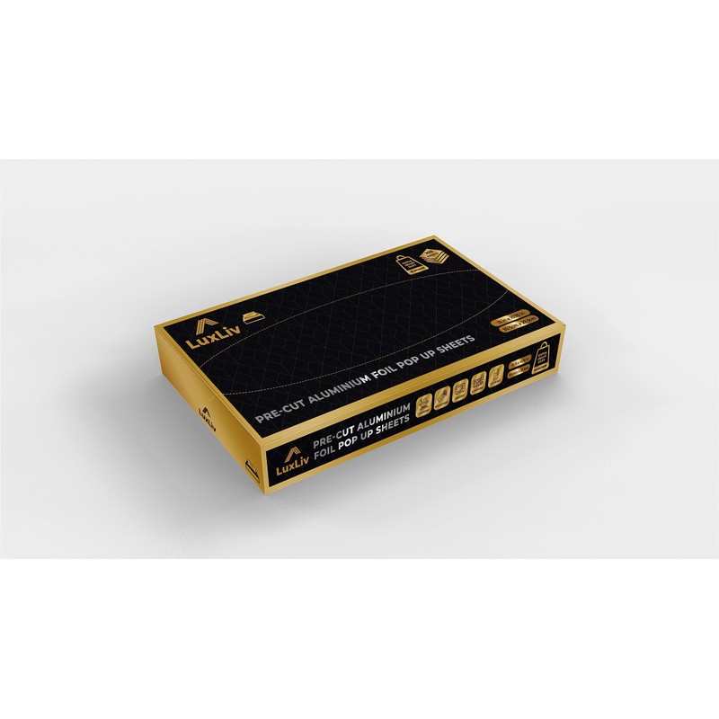 LuxLiv ® Premium Heavy Duty 18 Micron Thick Kitchen Foil