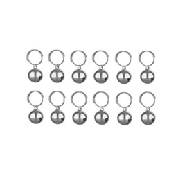 SKYPIA 3 Pack Pet Bells for Dog Cat Collar Charm Pet Pendant Accessories Stainless Steel Anti-Lost Training Bells for Collars Pet Pendant Accessories 1/2-Inch Silver