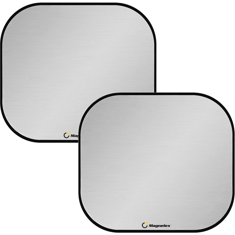 Magnelex Windshield Sun Shade - Reflective Fabric Blocks Sun and