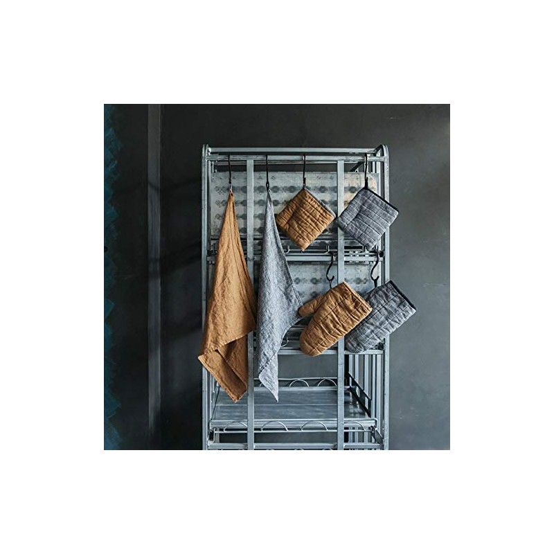 Lino Elina Kitchen Cloth, Manon, Square, Lino e Lina, Dish