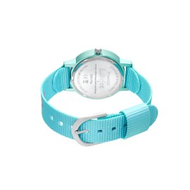 Prinzessin Lillifee Girls' Children's Quartz Watch Analogue with Textile Strap, 3 Bar Waterproof, Comes in Watches Gift Box, turquoise mermaid, UNTERWATER WORLD