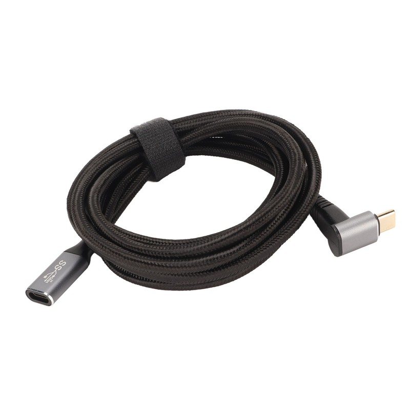 USB C 3.1 Male to Female Cable PD100W Fast Charging