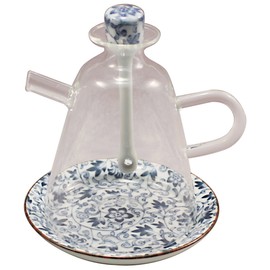 東洋セラミックス おしゃれ醤油差し 角 鉄仙唐草 SPG-T-2 10.0×10.0×11.5cm