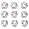 binifiMux 50pcs M6 x 1.0mm Hex Nuts 304 Stainless Steel