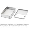 uxcell Metal Tin Box, 6.3" x 4.33" x 1.38" Rectangular
