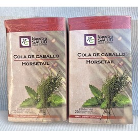 Therbal 2- Box  NS Cola de Caballo Tea Horsetail Infusion Herbs 20 bags / total 40 Bags