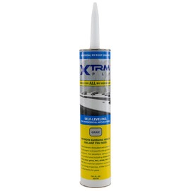 RecPro Gray Self-Leveling RV Sealant 10.1 oz | RV Roof Sealant (2)