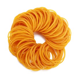 YAZANY 200Pcs Elastic Rubber Bands, Sturdy Thick & Stretchable Natural Color Bands, Natural Elastic Bands for School Home Office Supplies Industrial Crafts DIY Everyday Use 38mm