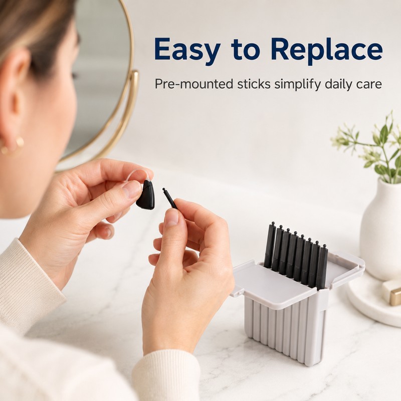 1.2 mm Hearing Aid Wax Guard Filters for Receiver Care
