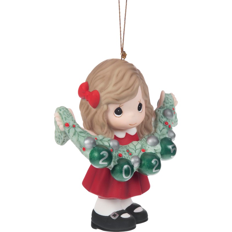 Precious Moments 251002 Deck The Halls 2025 Dated Girl Bisque