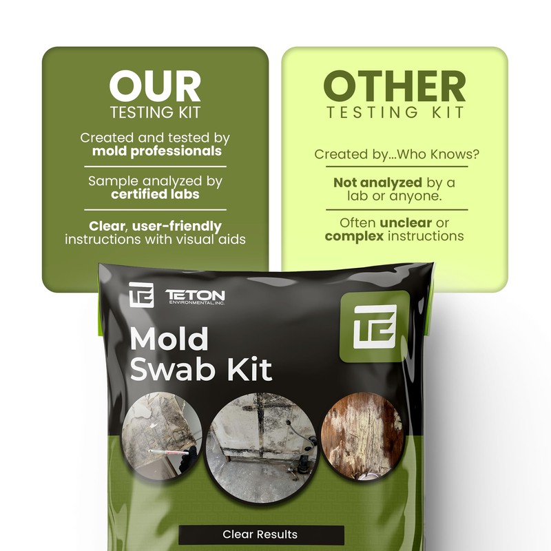 Mold Test Kit – Lab Fees Included, Detects 20+ Mold