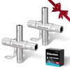 DURATECH 4 Way Sillcock Key Set, 1/4", 9/32", 5/16", 11/32",