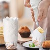 Maxdot 200 Pcs Fall Floral Tulip Cupcake Liners for Baking