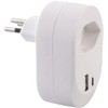 revolt USB Charger Socket: 2-in-1 Socket with 230 V Output,