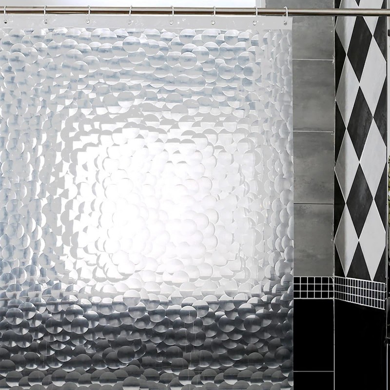 zokyer Clawfoot Tub Shower Curtain All Wrap Around 180x70 Inch