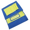 Chairback Pocket with Clear Label Slot Strong Stitching 600D Oxford