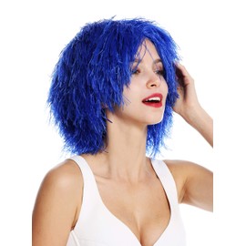 Wig Me Up MMSLW-K3070 Unisex Carnival Clown Wig / Shaggy, Straw-like and Voluminous / Yellow