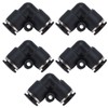 10pcs Pneumatic Connector Durable ABS Replaceable Practical Connecting Accessories for