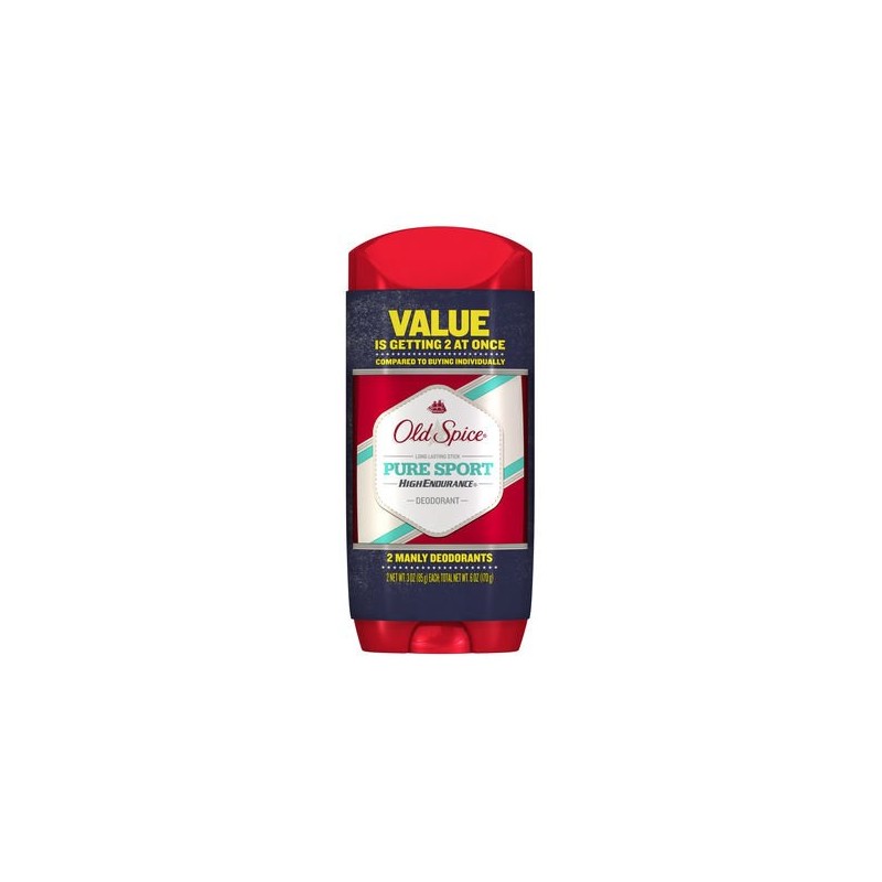 Old Spice Deodorant 3 Ounce Pure Sport Value Two At
