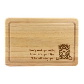 Rottweiler Chopping Board, Dog Lover Kitchen Gift, Funny Cutting Board, Fun Present For Rotty Fan
