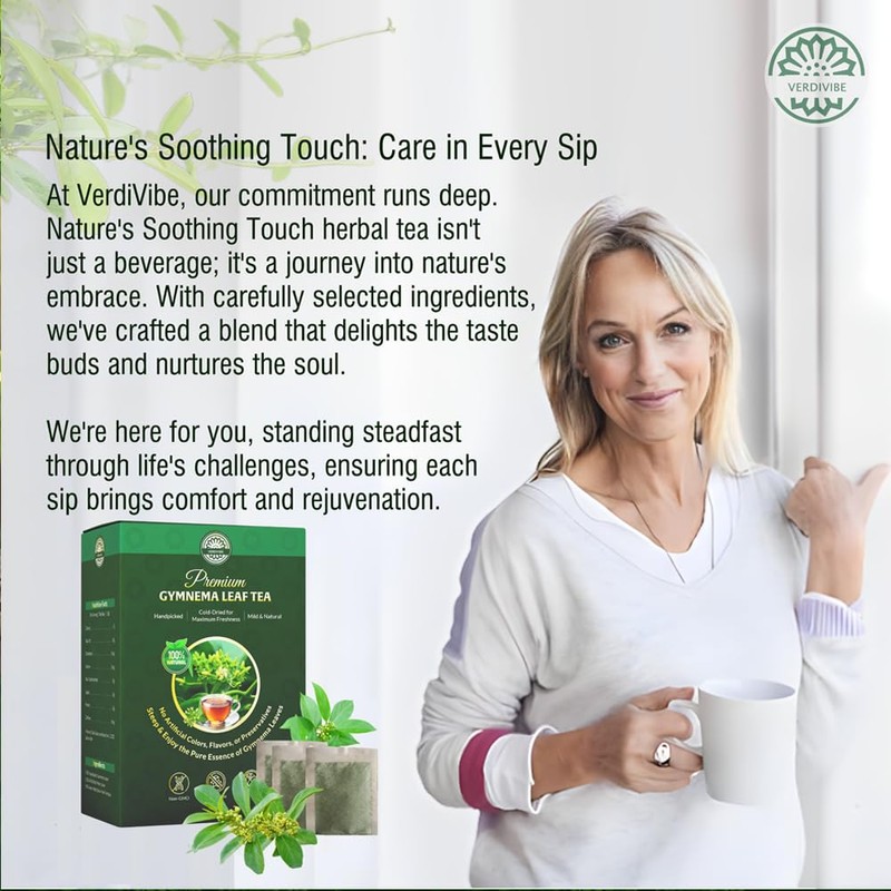 Premium Gymnema Sylvestre Tea – 120 Non-GMO Herbal Tea Bags