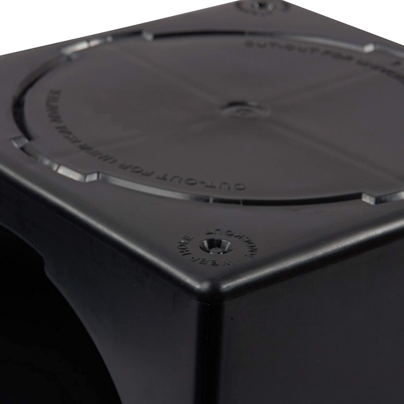 NDS 900BKITRTL1PK Square Kit with 2-Opening Catch Basin, 2 Adapters,