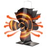 Albert Austin Heat Powered Stove Fan Powerful 4 Blade Design