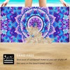 Large Quick Dry Microfibre Beach Bath Towel for Adult,Mandala Flower