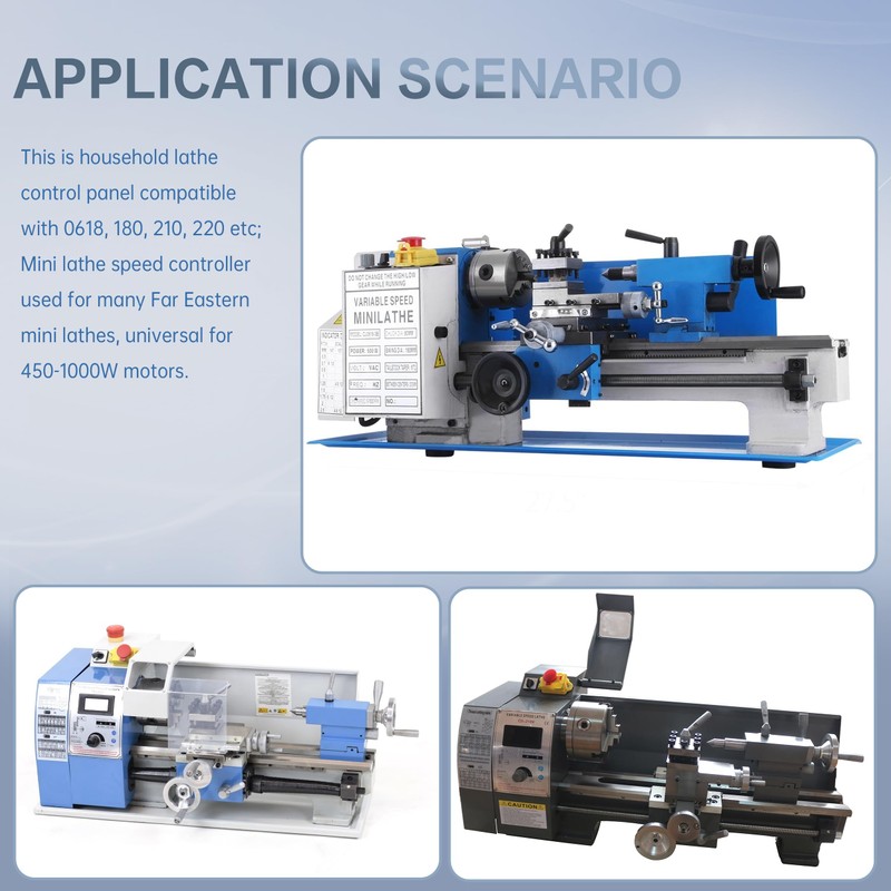 YIDOFENG 110V Mini Lathe Main Control Board, PCB Board with