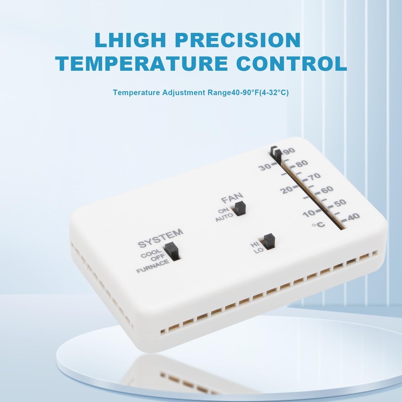 RV Analog Thermostat 3106995.032 Replacement for Dometic (Cool Only/Furnace) Camper