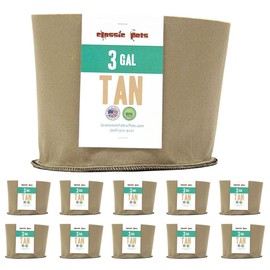 Sustainable Village Grassroots Classic Fabric Pots (10, 3 Gallon)