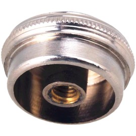 Jiayouy Silver Plated Flute Head Crown Headjoint Screw Cap Flute Repair Parts Instrument Accessory