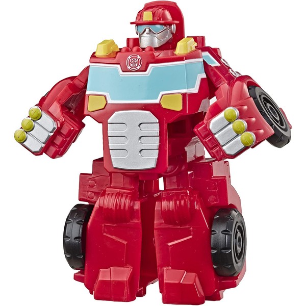 Transformers Playskool Heroes Rescue Bots Academy Heatwave The Fire-Bot Converting Toy, 4.5" Action Figure, Toys for Kids Ages 3 & Up