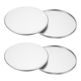 PATIKIL 67mm Metal Lens Cap, 2 Pcs Universal Lens Filter Stack Cap Aluminum Camera Filter Protective Case Slim Stack for 37mm Thread Size Camera Circular Polarizing Fader, Silver