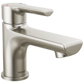 Peerless P1512LF-BN Flute Bathroom Faucet, 1.0 GPM Flow Rate, Brushed Nickel
