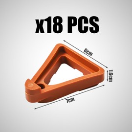 MEMOFYND 18 Pcs Flower Pot Holder, Flower Pot Support, Triangular Support, Breathable Flower Pot Feet, Flower Pot Bottom Bracket, Vertical Potting Base, Suitable For Garden, Trellis Potting Support