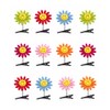 Set de 12 Pinzas para Cabello Flor con Resorte y