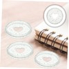 DOITOOL 50pcs Discbound Binding Discs for Planners and Notebooks Lightweight