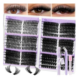 Pestañas Extensions Kit 570pcs D 8-16 Mm Mixtas