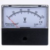Heschen Rectangular Voltmeter Analogue Panel Volt Voltage Meter DH-670 DC