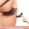 4Pcs Eyelash Tweezers, Eyelash Applicator Tool, Professional Lash Tweezers for