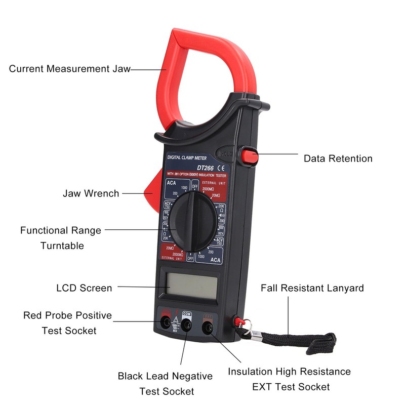 Digital Clamp Meter High Accuracy Clamp Multimeter Automatic AC DC