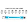 Motorcycle Spoke Wrench CNC Spanner Set 5.0‑6.8 Length 93mm/3.7in for