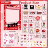 32 Pcs Valentine’s Day Photo Booth Props, Selfie Photo Props
