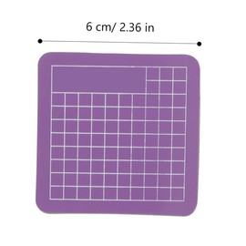 jojofuny 6Pcs Mini Cutting Mats Non Slip Engraving Pads for Crafts Lightweight Cutting Board for DIY Projects and Art Activities Colors