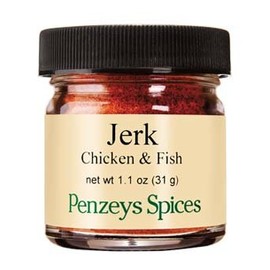 Jerk Chicken and Fish Seasoning By Penzeys Spices 1.1 oz 1/4 cup jar (Pack of 1)