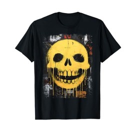 Hip Hop Y2K Vintage Hipster Edgy Urban Streetwear Skull T-Shirt