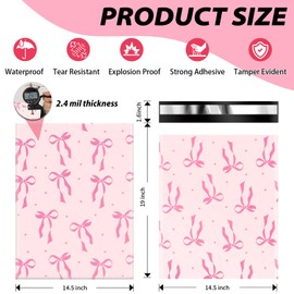 Oududianzi Large Poly Mailers 14.5x19, 100PCS Shipping Bags, Self Seal Mailers Poly Bags, Mailing Envelopes Bulk, Polymailer Packaging Bags for Small Bussiness