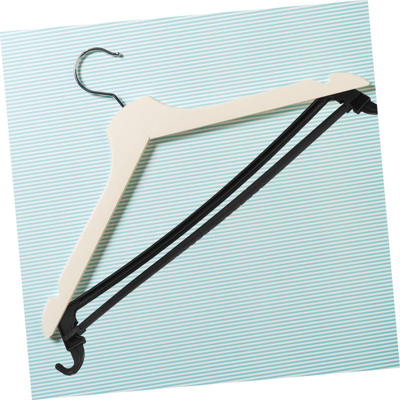 BUGUUYO 10pcs Clothes Hanger Cross Bars Non Slip Hanging Pant